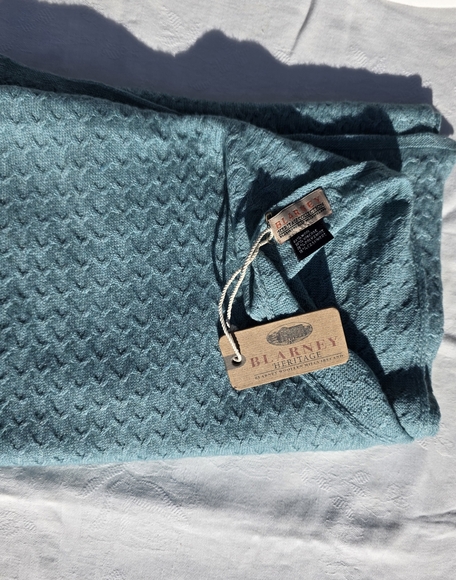 Irish NEW Tags Blarney Woolen Mills Ireland Heritage NWT scarf - Picture 6 of 11